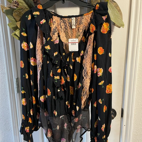 Free People Poppy Ruffle Bodysuit - Picture 6 of 7